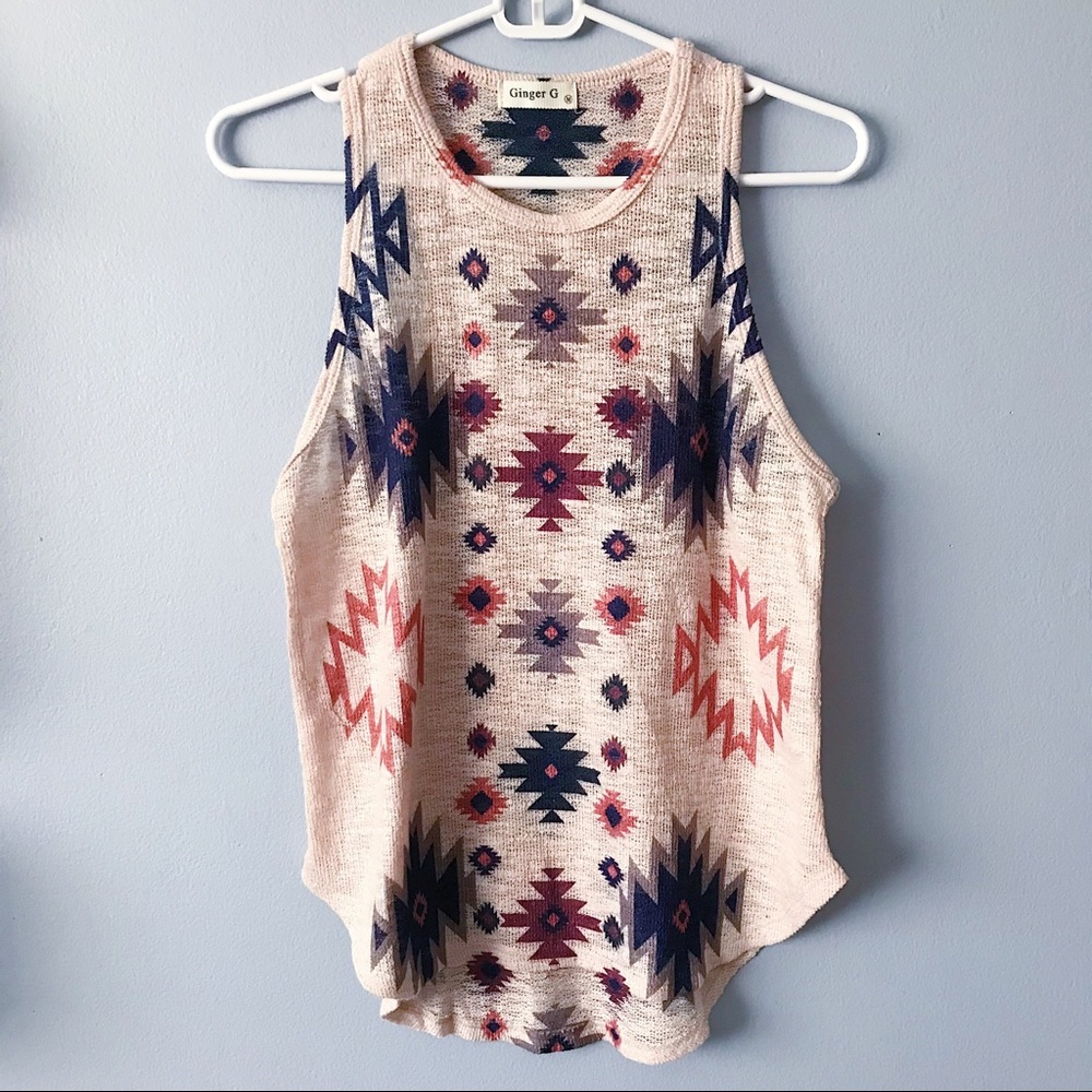 Ginger G Tribal Racerback Tank